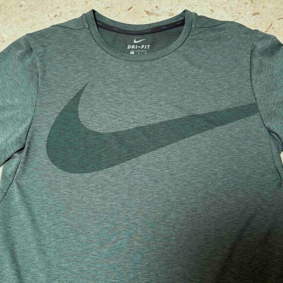 2 Nike Dri-Fit Breathe Swoosh Graphic T-Shirts - Men's Small - Picture 9 of 15